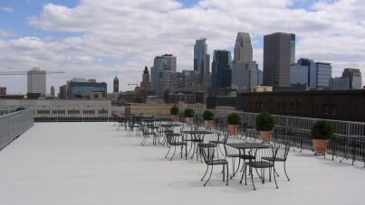 Grande terrasse étanche