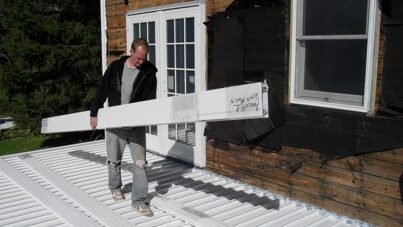 Construction de terrasse étanche avec platelage bois